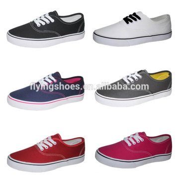 Factory new style canvas women and girl shoes